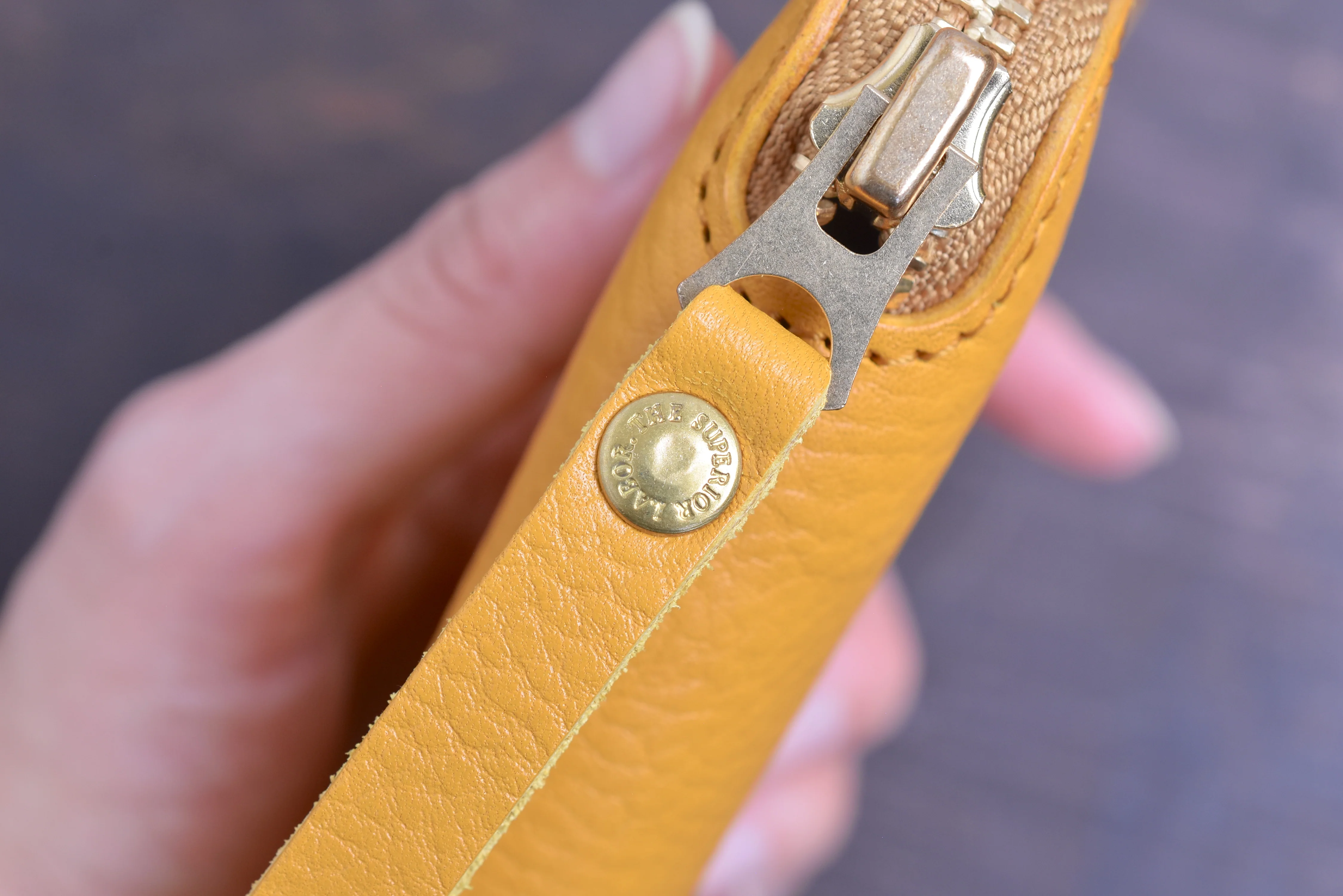 The Superior Labor Zip Pen Case - Yellow - Image 8